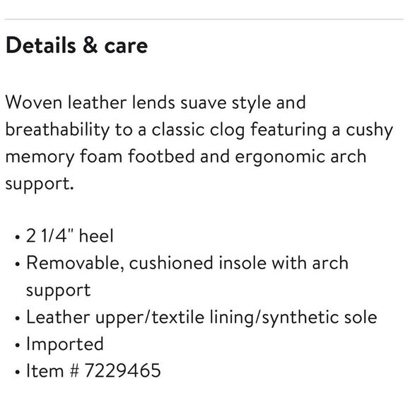 SoftWalk San Marcos II Clogs Black Woven size 9M - Picture 12 of 12